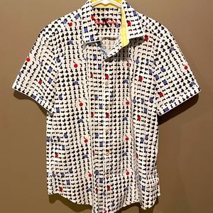 ROBERT GRAHAM- Men's Short Sleeve Shirt